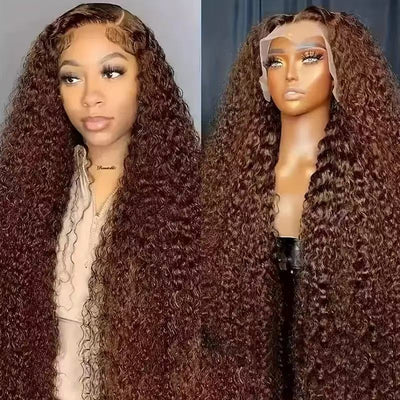 Long Curly Synthetic Wigs Lace Front