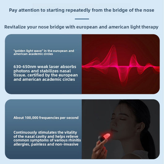 Smart Infrared Nasal Decongestant Device